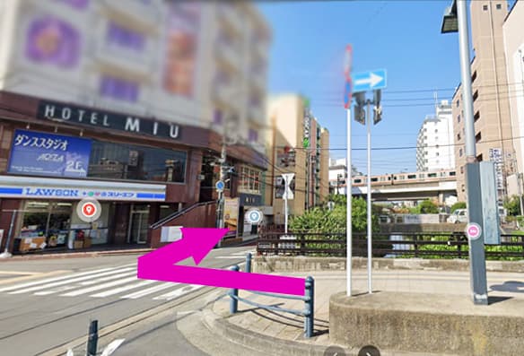 新松戸店の道順