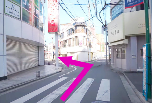 ひばりヶ丘店の道順