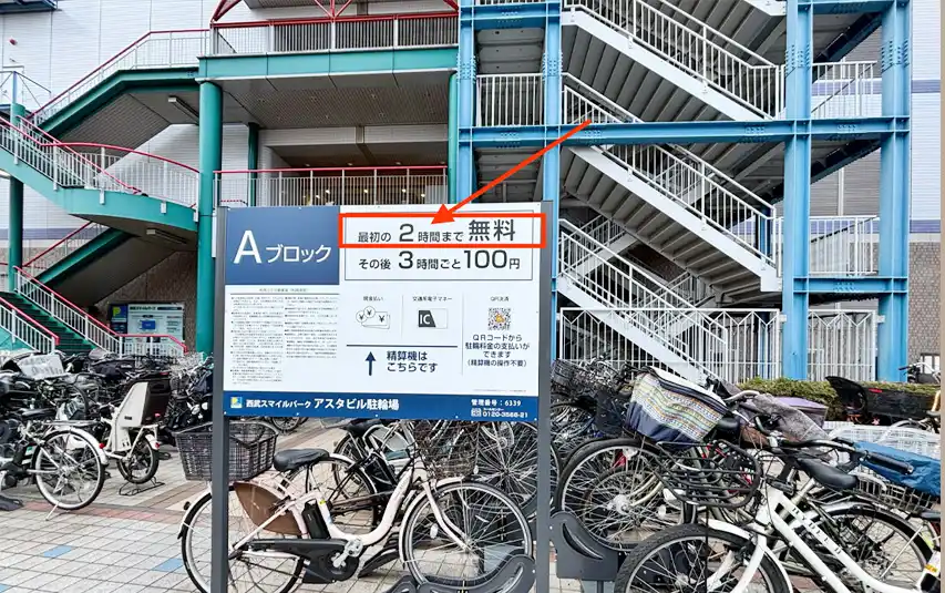 田無店 駐輪場